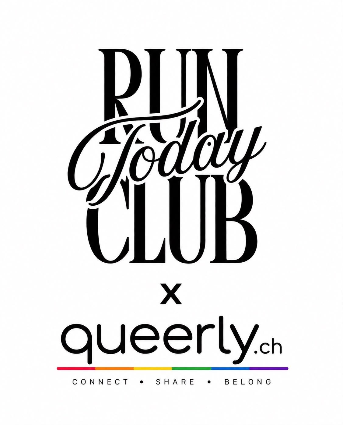 Run Today Club × queerly.ch - Connect, Share, Belong